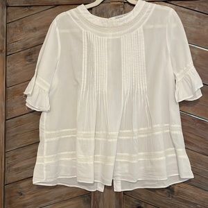 English Factory back button blouse.